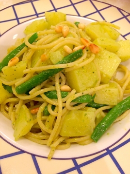 全国の料理教室でレシピを習う こねくとごはん よくねたいものジェノベーゼパスタ 飯嶋知晴さんのレシピ